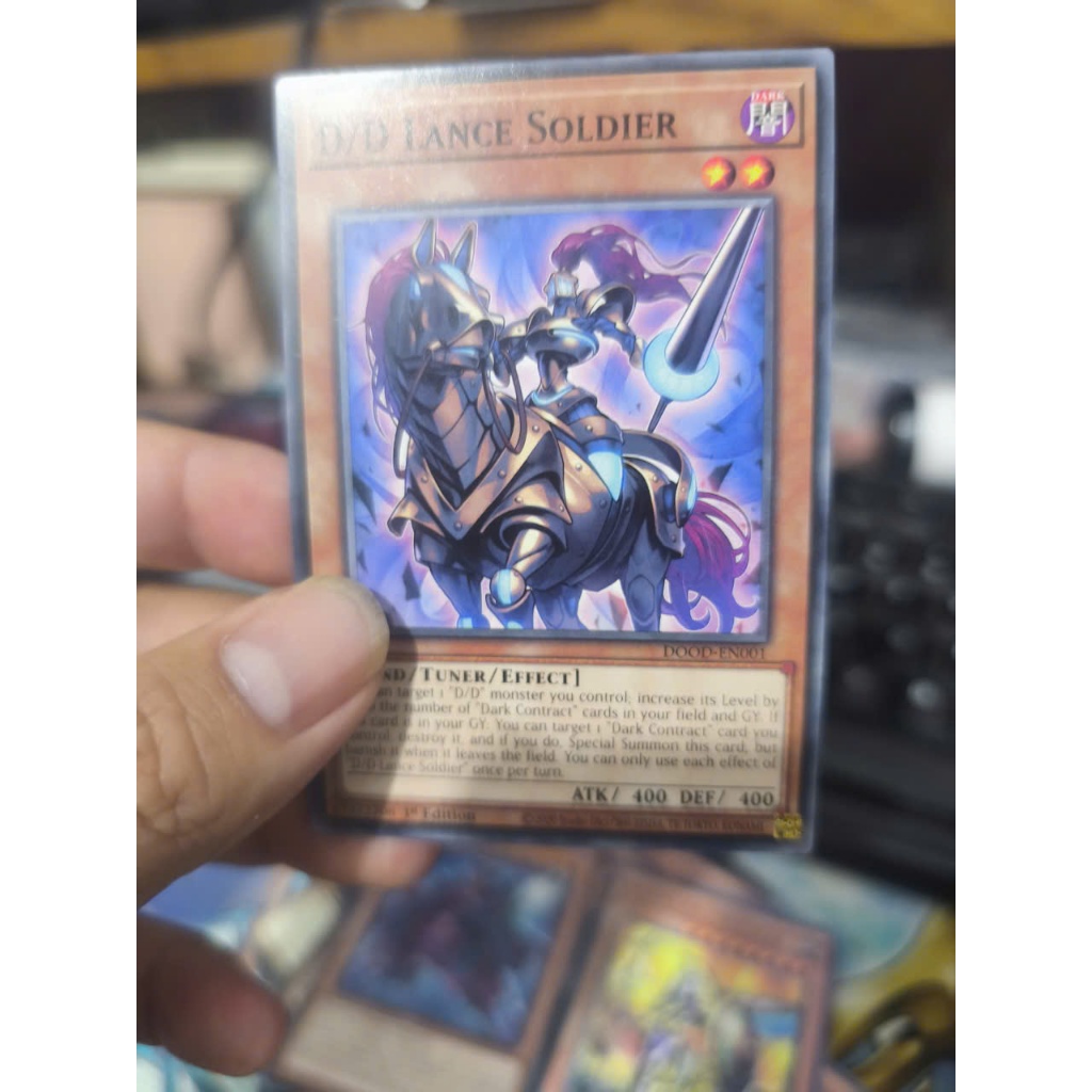 [Yugioh Funny Shop] การ์ด 1 ใบ D/D Lance Soldier - DOOD-EN001 - COMMON