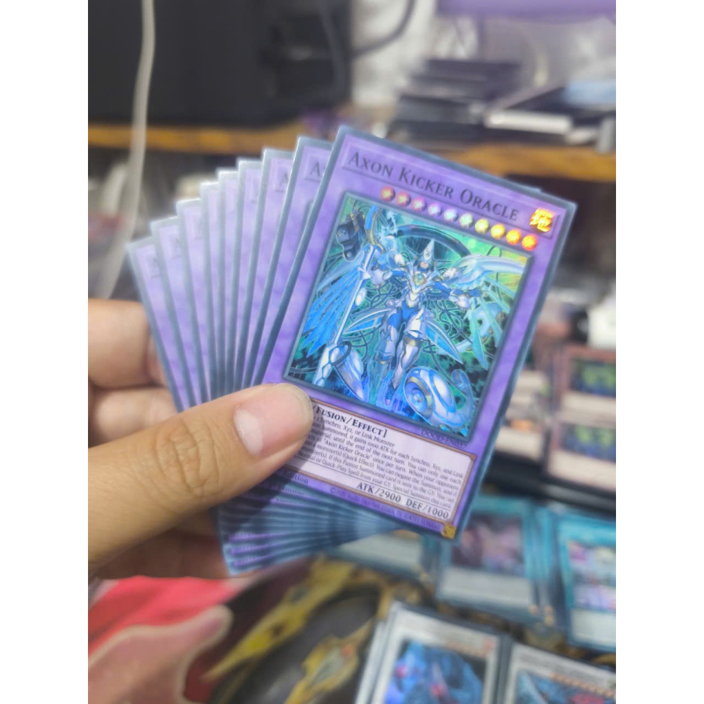 [Yugioh Funny Shop] การ์ด 1 ใบ DOOD-EN037 - Axon Kicker Oracle - Super Rare