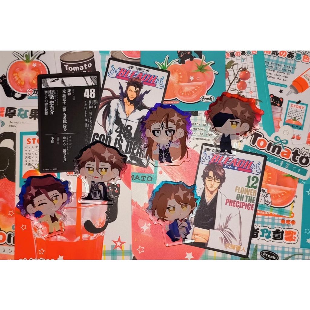 [AVAILABLE] READ DESCRIPTION CAREFULLY - การต่อสู้ 5 ซม. พร้อมพื้นหลังสี SMOL BLEACH | AIZEN SOSUKE 