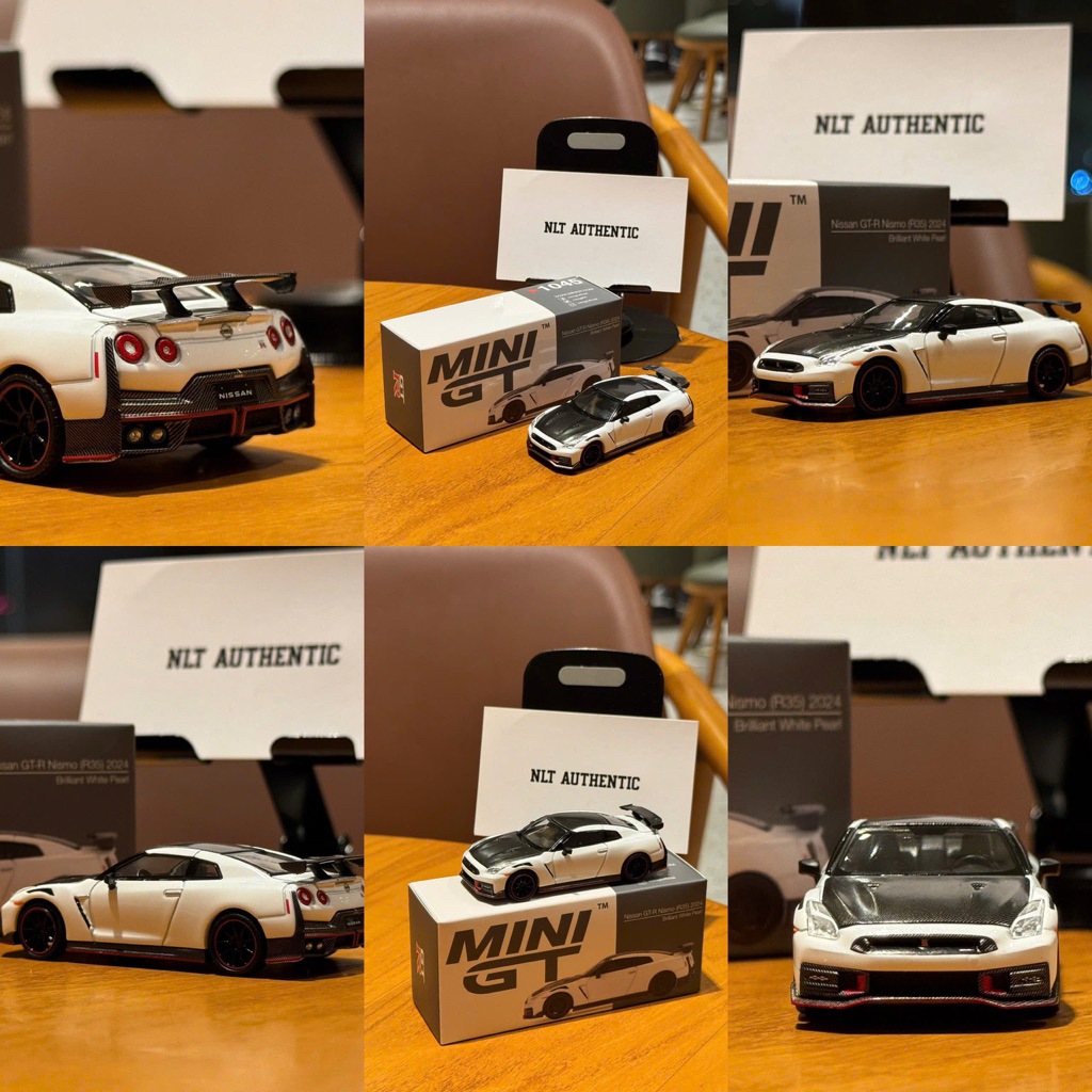(ซีลใหม่)GTM Nissan GT-R Nismo (R35) 2024 Brilliant White Pearl