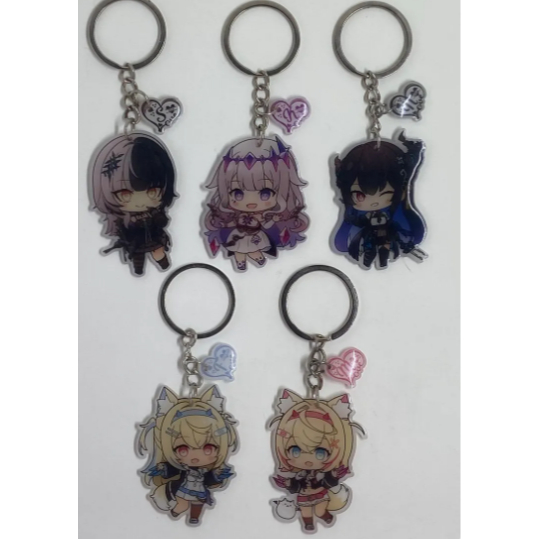 Vtuber Hololive Advent Shiori Koseki Nerissa Fuwawa Mococo Chibi Acrylique Double Face โปร่งใส Porte