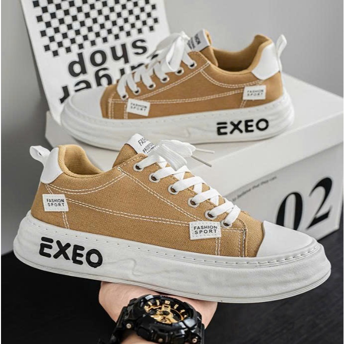 รองเท้ากีฬาผู้ชาย EXEO SPORT พร้อมพื้นรองเท้าเย็บทนทาน