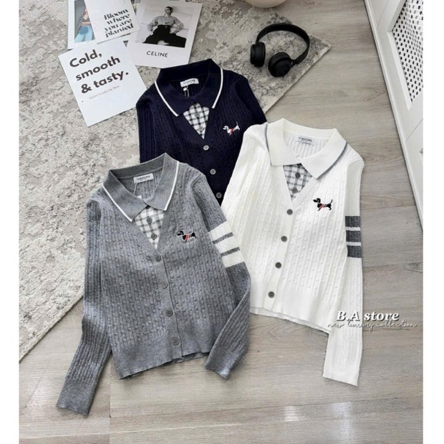 THOM เสื้อกันหนาวคอปกเชือก QCL1 MS25018