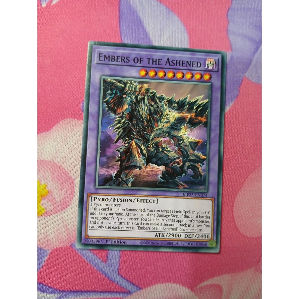 [Yugioh Bien Hoa Store] การ์ด 1 ใบ MP25-EN374 – Embers of the Ashen – Common – 1st