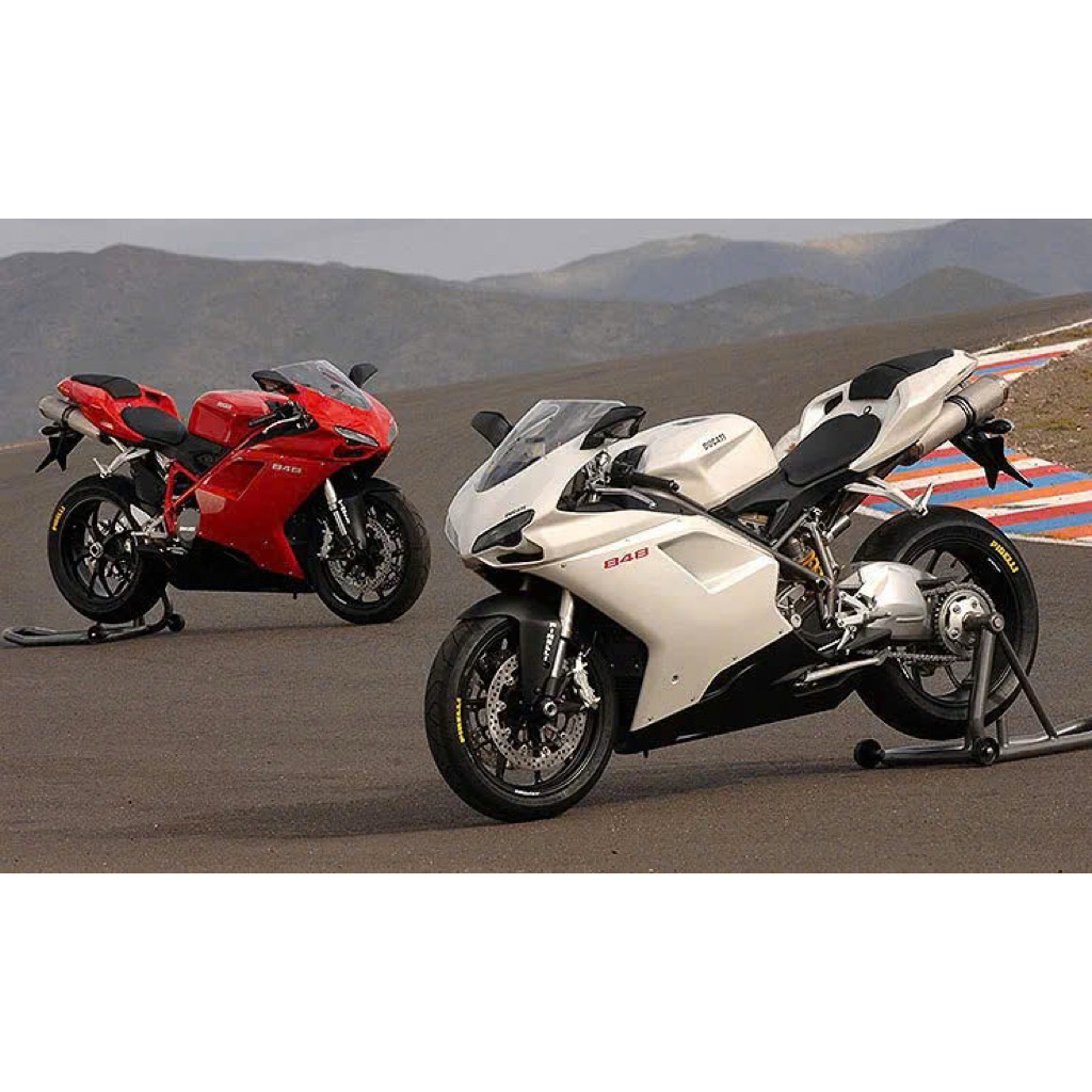 ผ้าเบรคหน้าและหลัง ducati 848 evo 2010-2014 ducati