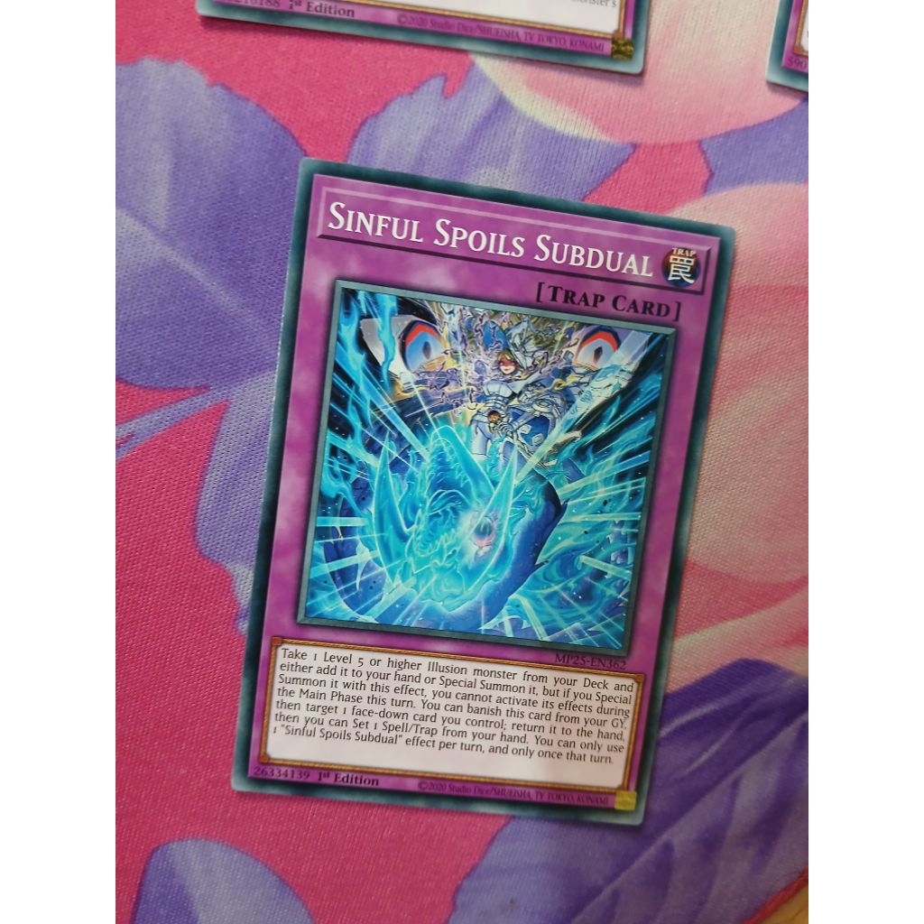[Yugioh Bien Hoa Store] การ์ด 1 ใบ MP25-EN362 – Sinful Spoils Subdual – ทั่วไป – 1st