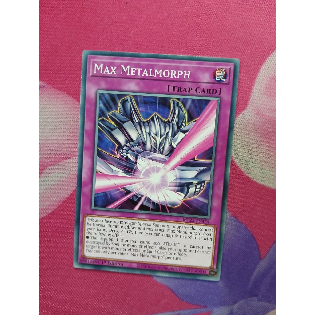[Yugioh Bien Hoa Store] การ์ด 1 ใบ MP25-EN424 Max Metalmorph : Common 1st
