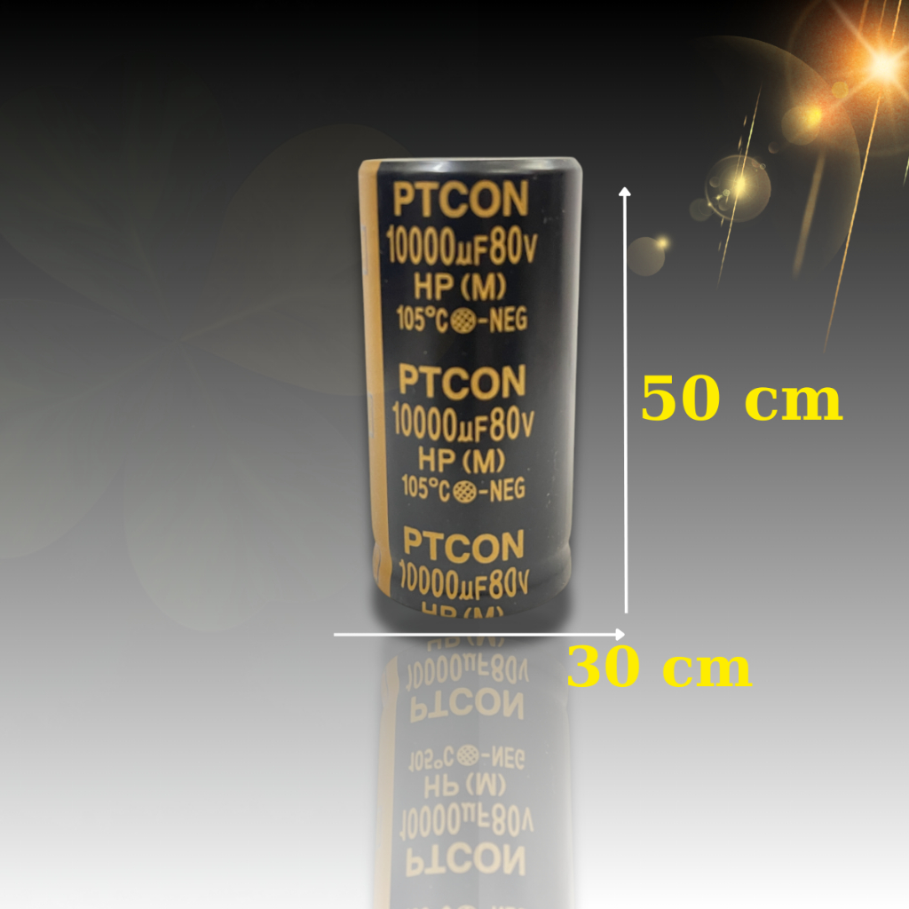 คาปาซิเตอร์ 10000uF/80V คาปาซิเตอร์ ตัวเก็บประจุโพลาไรซ์ 10000uF CAPACITOR 80V