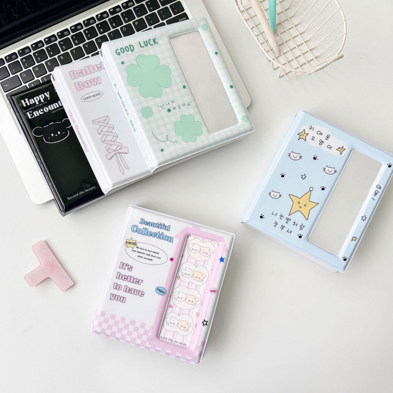 Photostrip Album บรรจุภาพถ่าย 4cut photobooth โปสการ์ด โฟโต้การ์ดไอดอล อะนิเมะ หลายขนาด