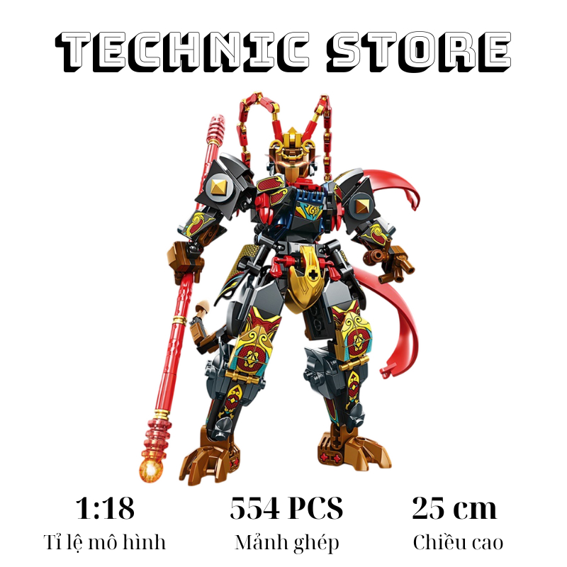 Black Myth Wukong Toys Sun Wukong Assembly Model, Wukong Puzzle Toy