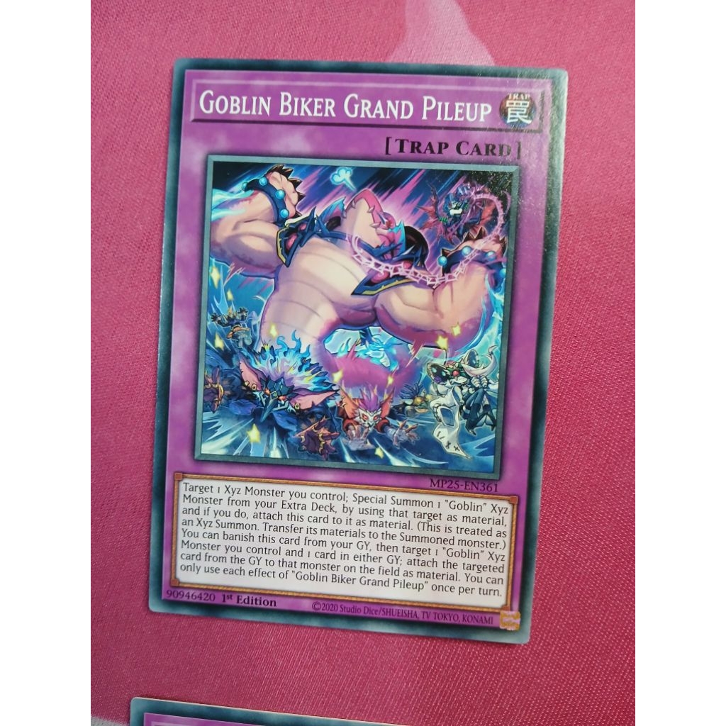 [Yugioh Bien Hoa Store] การ์ด 1 ใบ MP25-EN361 Goblin Biker Grand Pileaup : Common 1st