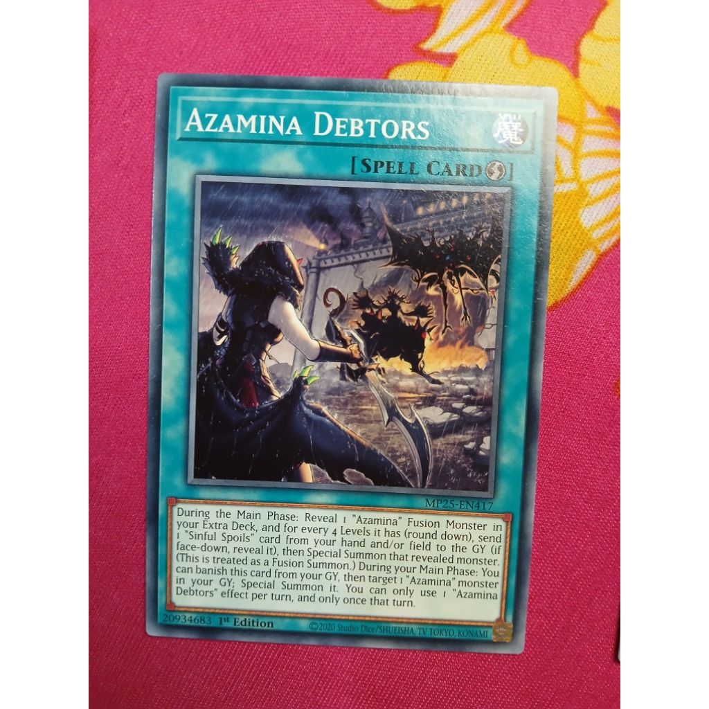 [Yugioh Bien Hoa Store] การ์ด 1 ใบ MP25-EN417 – Azamina Debtors – ทั่วไป – 1st