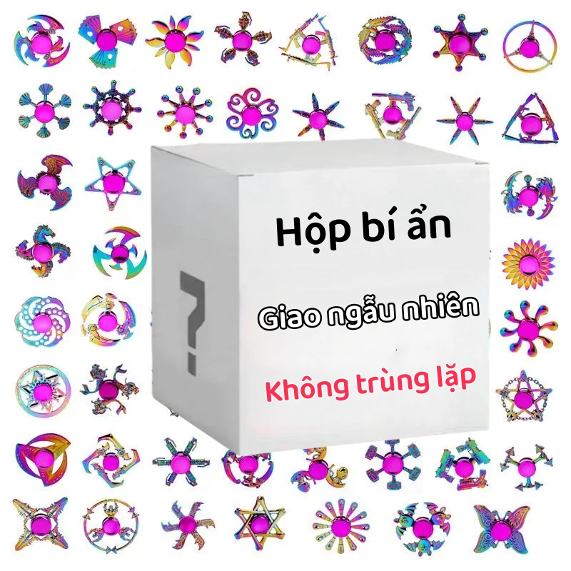 จัดส่งแบบสุ่ม - METAL SPINER Fidget Spinner ทําจากโลหะผสมสังกะสี