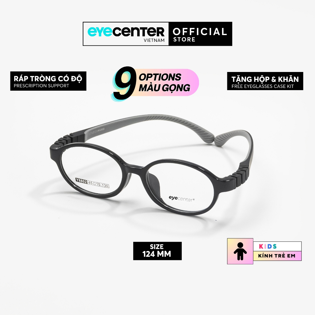 กรอบแว่นตา EYECENTER B216S ของแท้สําหรับผู้ชายและผู้หญิงทําจากพลาสติกน้ําหนักเบาเป็นพิเศษทนต่อการแตก