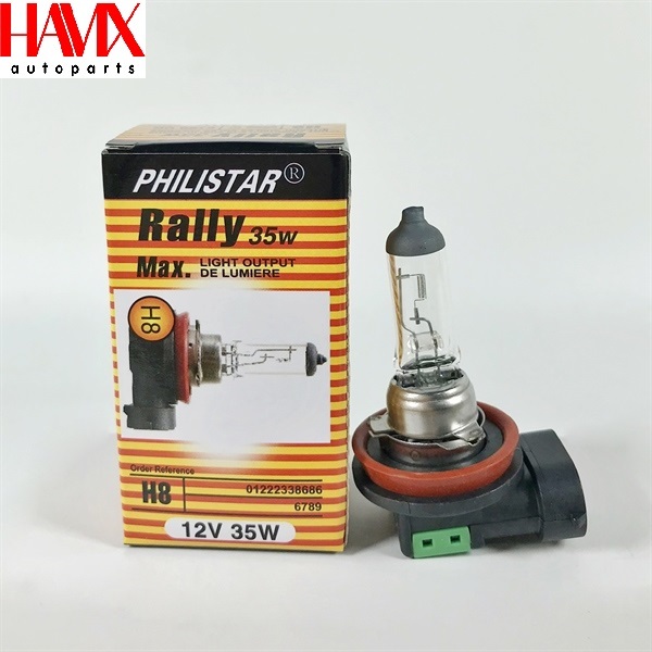 หลอดไฟหน้า Philistar H8 12V 35W H8 (รหัส: Philistar H8 12V 35W)