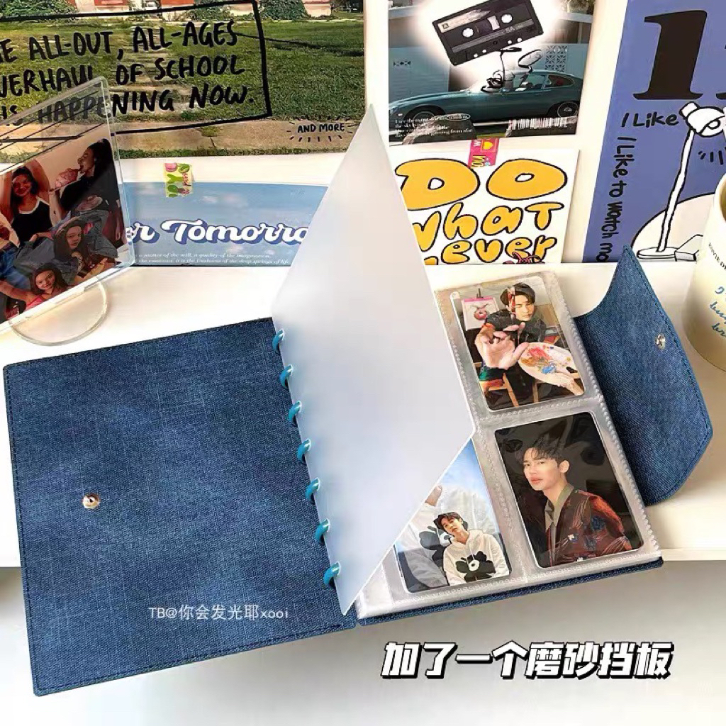 RINGNOTE 4 แผ่น DENIM JEAN COVER YK2 SHEET PP - Fox ยกนาก