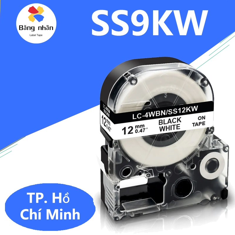 Epson SS9KW SS12KW ป้ายริบบิ้นเครื่องพิมพ์ริบบิ้นสําหรับ Epson KingJim LW-400L LW-600P LW-500 LW-900