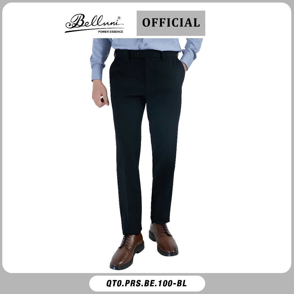 Belluni กางเกงขายาวสํานักงานผู้ชายระดับไฮเอนด์ - QT0.PRS.BE.100