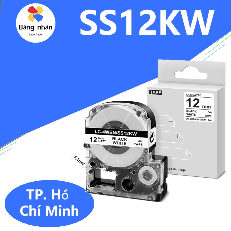 Epson SS12KW SS18KW ป้ายริบบิ้นเครื่องพิมพ์ริบบิ้นสําหรับ Epson King Jim Pro SR600 SR606 SR616 SR626