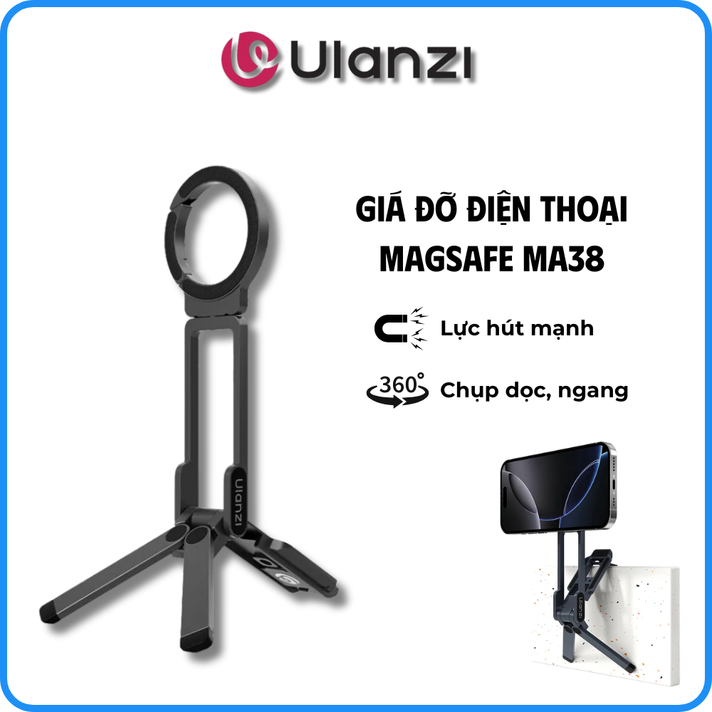 ULANZI MA38 - ที่วางโทรศัพท์และขาตั้งกล้องขนาดเล็กสําหรับโทรศัพท์