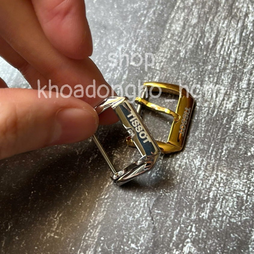 [ STAINLESS ] TISSOT Buckle - หัวเข็มขัดนาฬิกาผู้ชายและผู้หญิงพร้อมโลโก้ TISSOT ขนาด 16mm KKV 18mm 2