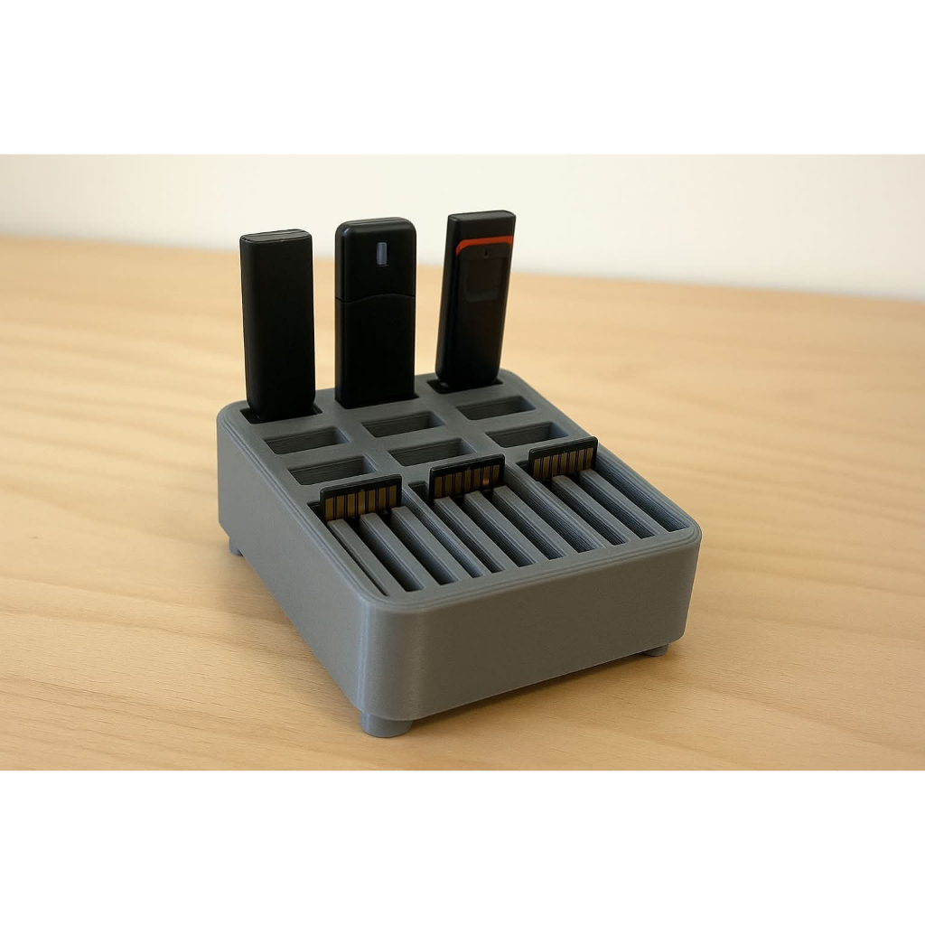 B83 - กระเป๋าใส่ USB และการ์ดหน่วยความจํา SD