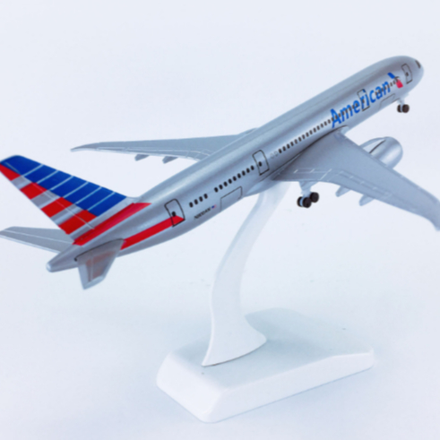 โบอิ้ง B787-8 Dreamliner AMERICAN AIRLINES (AA) 1:400 สเกล 20CM พร้อมล้อ