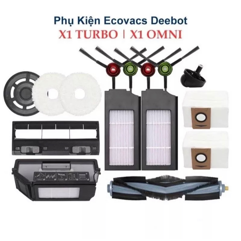 Ecovacs X1 Omni, X1 Turbo, T10 Omni, T10 Turbo Robot Accessory Set