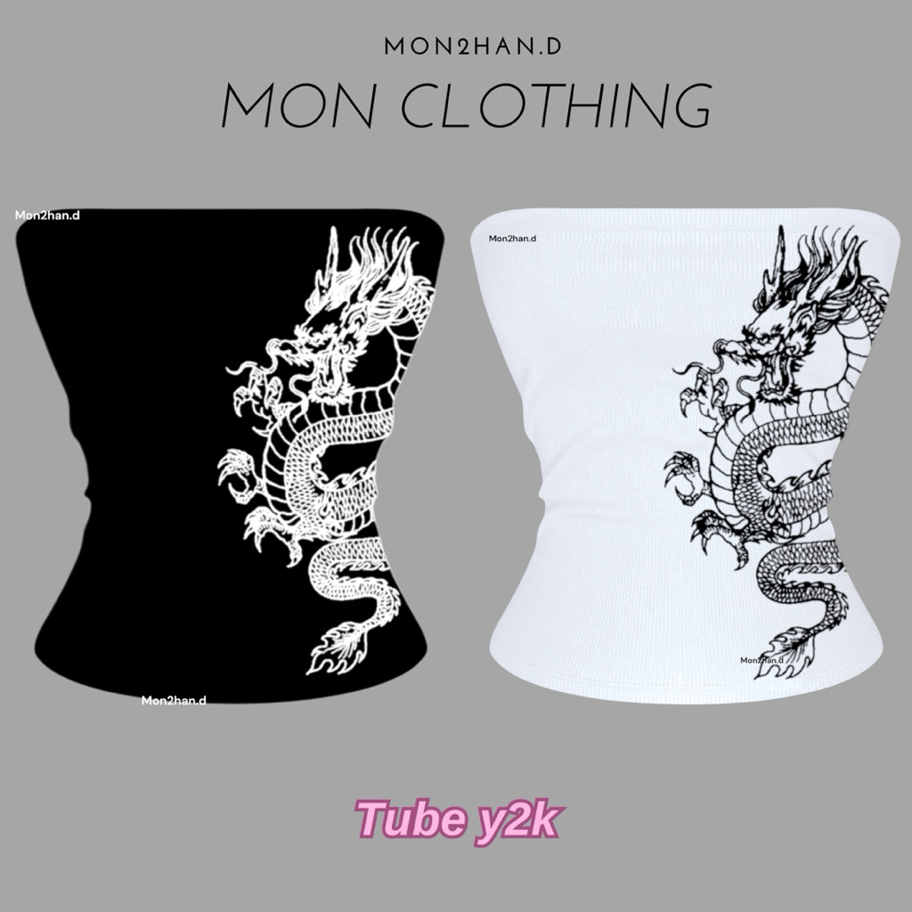 TUBE Y2K DRAGON SKILL - โดยเสื้อผ้าจันทร์
