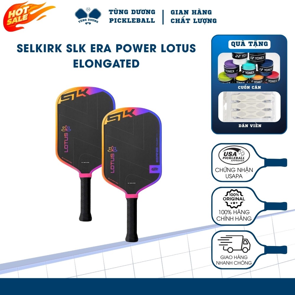 ไม้แบดมินตัน Selkirk SLK Era Power Lotus Elongated | ของแท้ ของแท้ | รุ่นพิเศษ