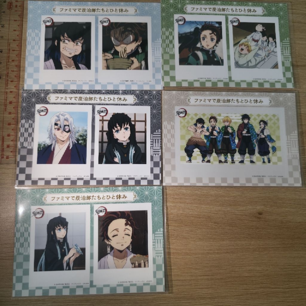 (Collab Limited) Bromide KNY x Family Mart - Demon Slayer Kimetsu No Yaiba Muichiro Giyuu Tengen Shi