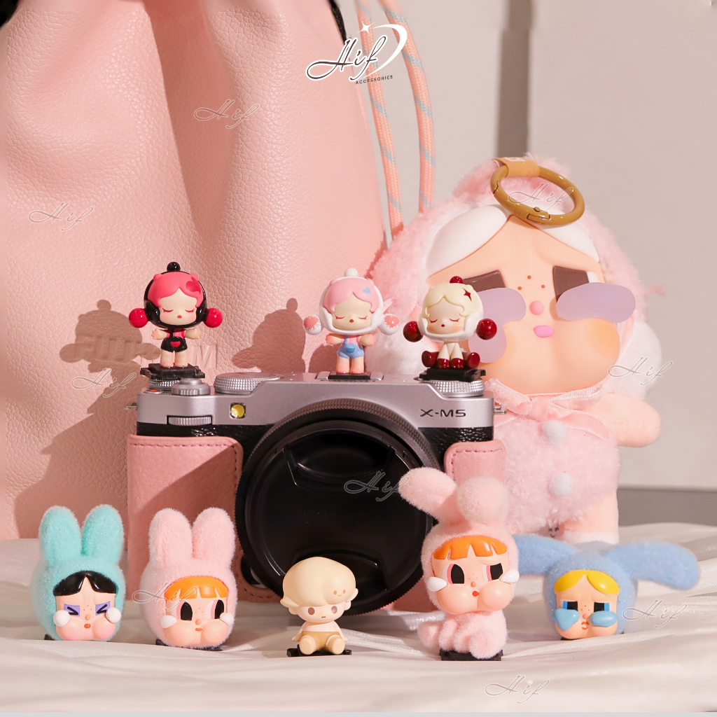Crybaby, Skullpanda, Dimoo Hotshoe Flash Cover Light Stand Cover สําหรับกล้อง Canon Nikon Sony Fujifilm Hif อุปกรณ์เสริม