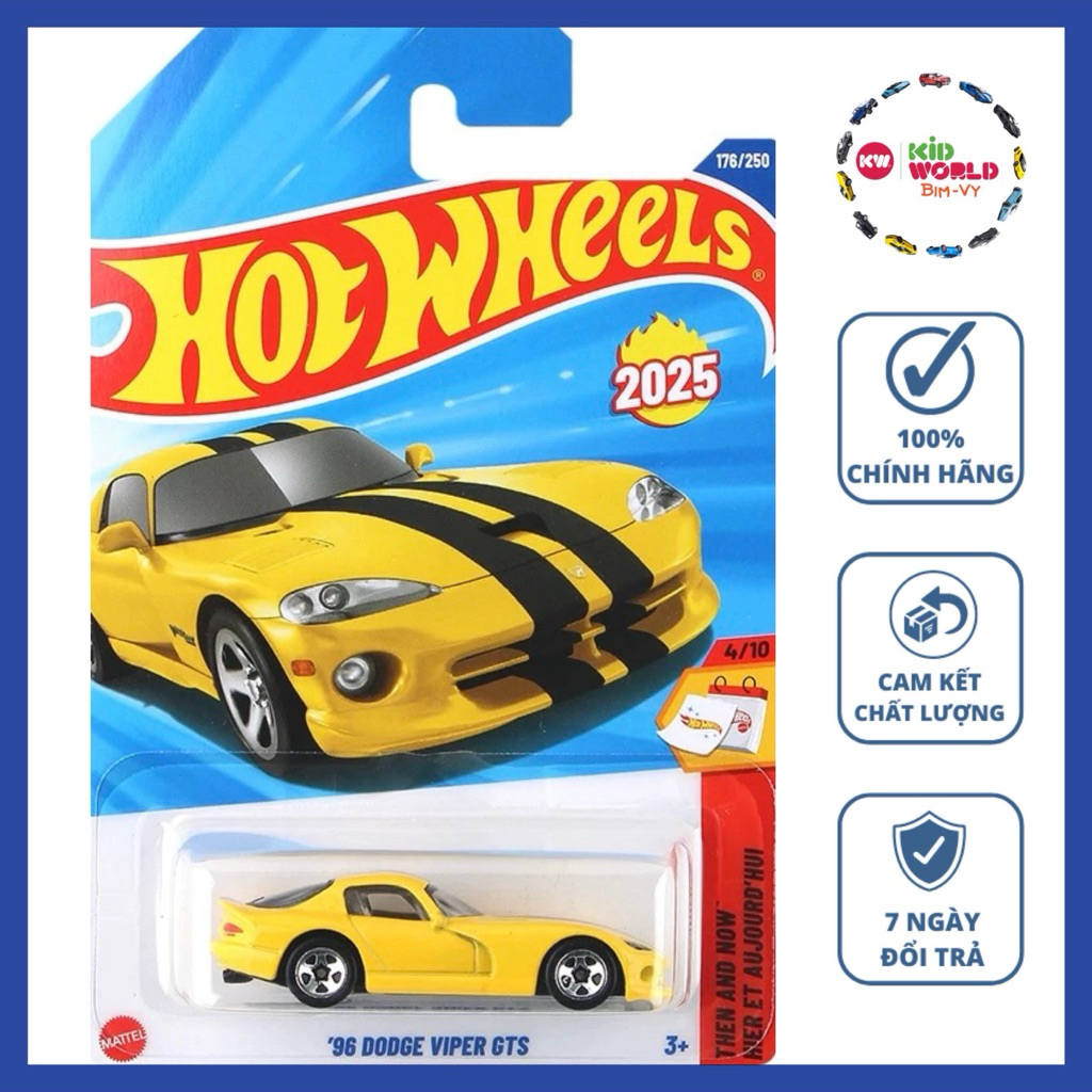 Hot Wheels basic 96 Dodge Viper GTS JBB95 รถโมเดล