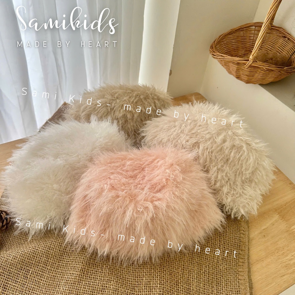 MIXO.HN SHOP หมวกขนเกาหลีสําหรับเด็ก 2y - 6y อบอุ่นในฤดูหนาว ที่ครอบหูนุ่มพิเศษ WP178B