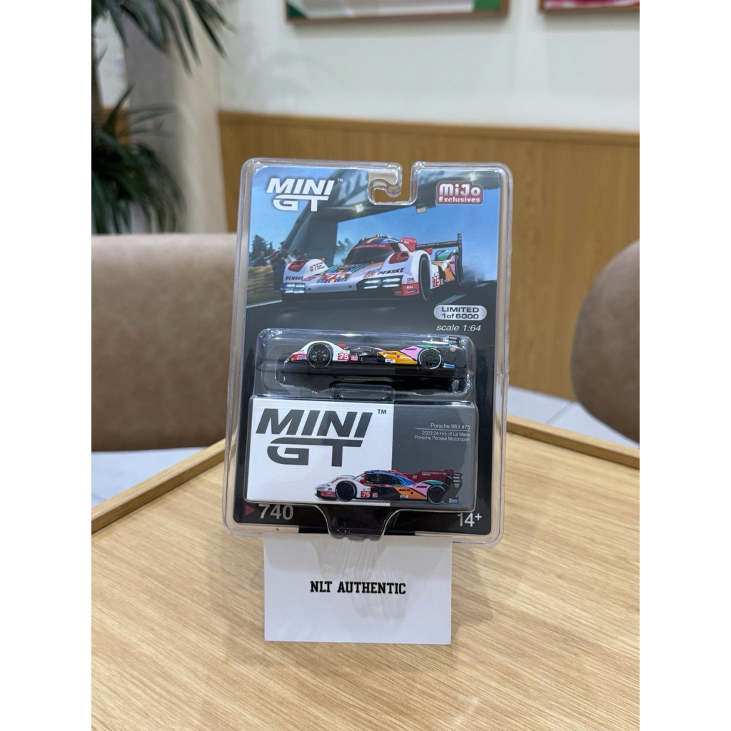 การ์ด MiniGT Porsche 963 75 2023 24 ชม.ของ Le Mans Porsche Penske Motorsport
