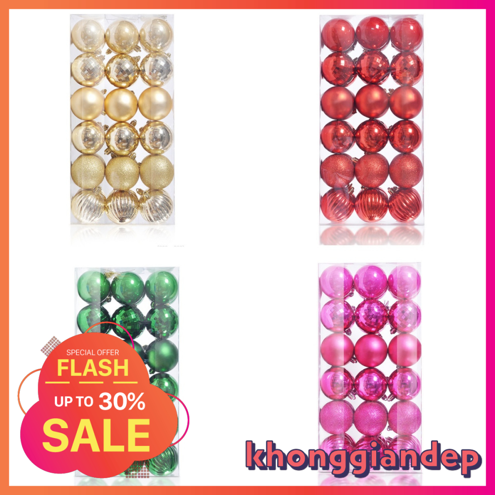 ชุด 6/12 8CM Pearls รุ่น E6 อุปกรณ์แขวนต้นคริสต์มาส KGDS434