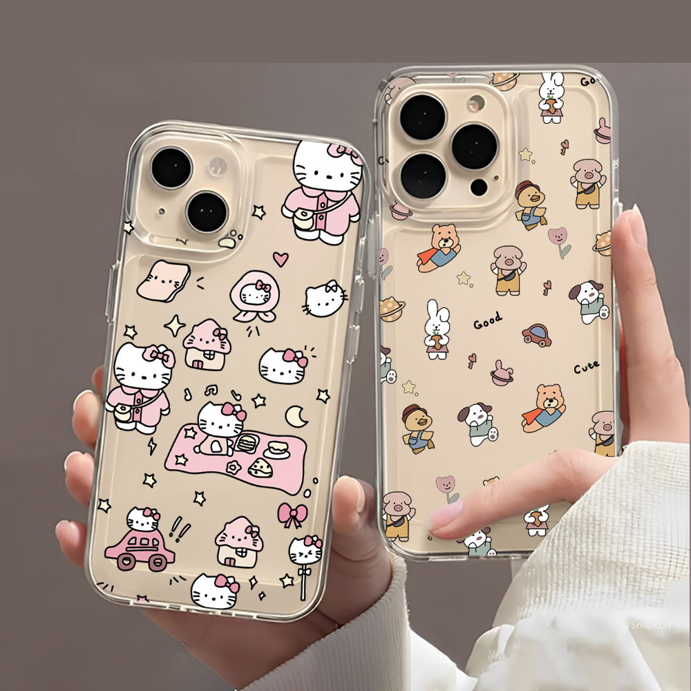 IPhone 12 Pro Max/13 Pro Max/15 Pro Max/15 Pro Max/17 Pro Max Space เคสไอคอนโปร่งใส