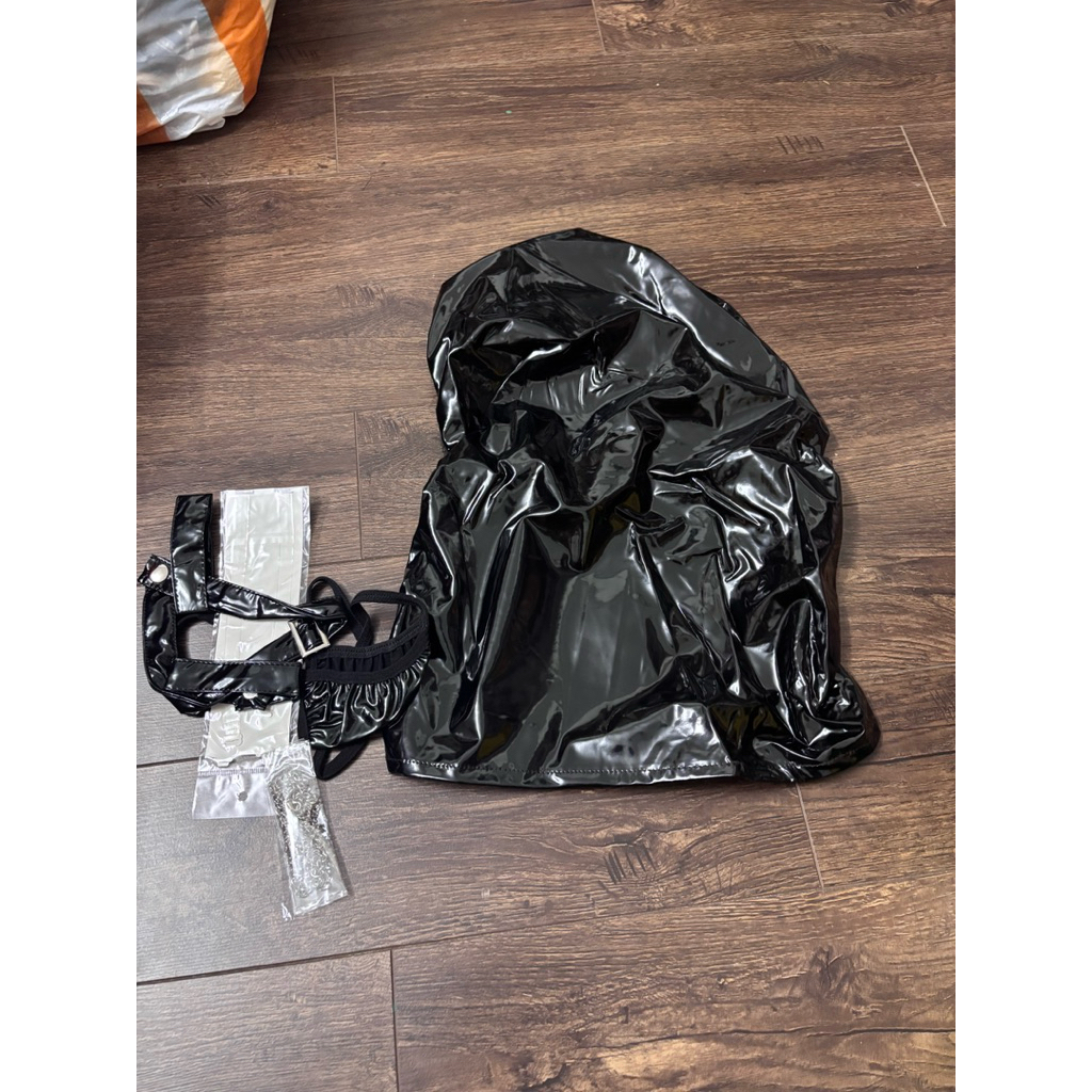 ใหม่. ชุดนอนสีดําสายหลัง gl4