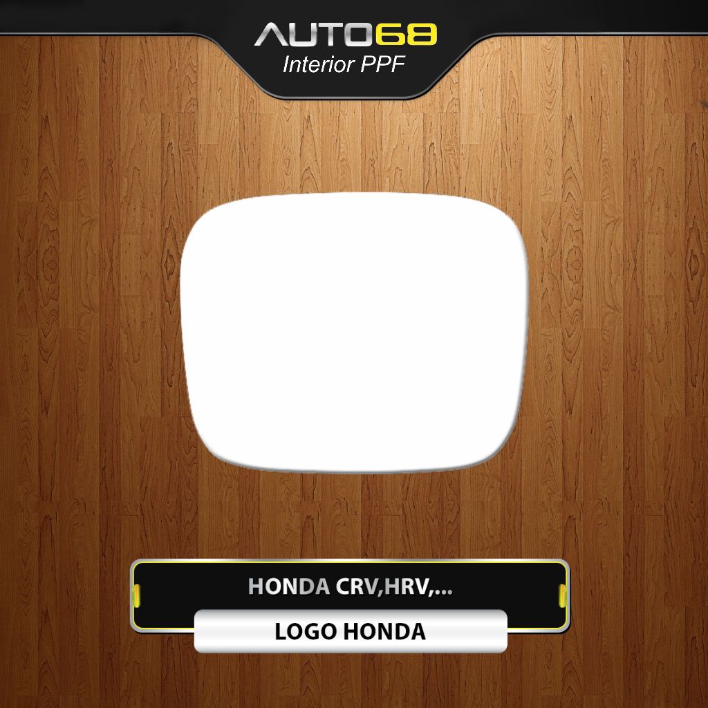 HONDA LOGO - สติ๊กเกอร์ PPF ปกป้อง CRV, HRV, CITY LOGO.... หน้ารถ - กันรอย สังเกตการจัดหารอยขีดข่วน