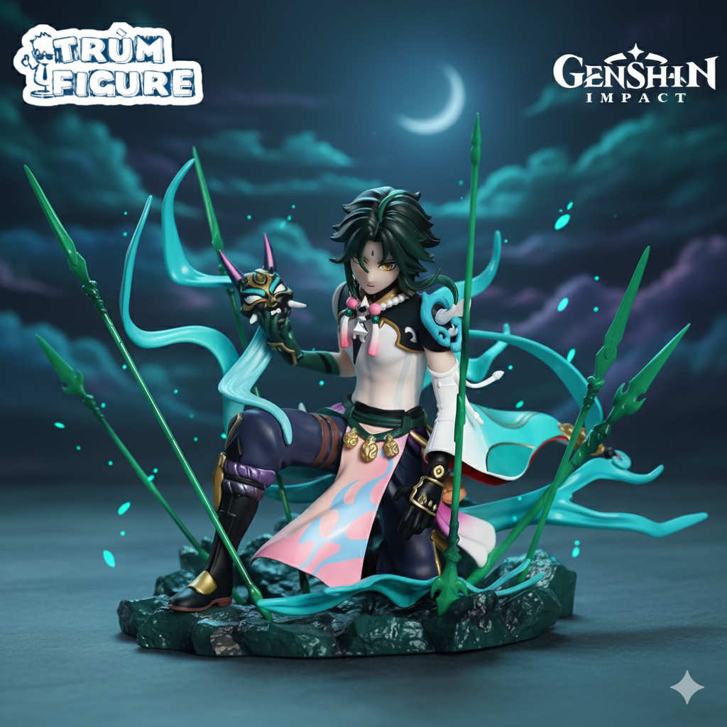 โมเดล ฟิกเกอร์ Genshin Impact Xiao ตําแหน่งนั่ง เกม - ฟิกเกอร์ Boss ครบกล่อง