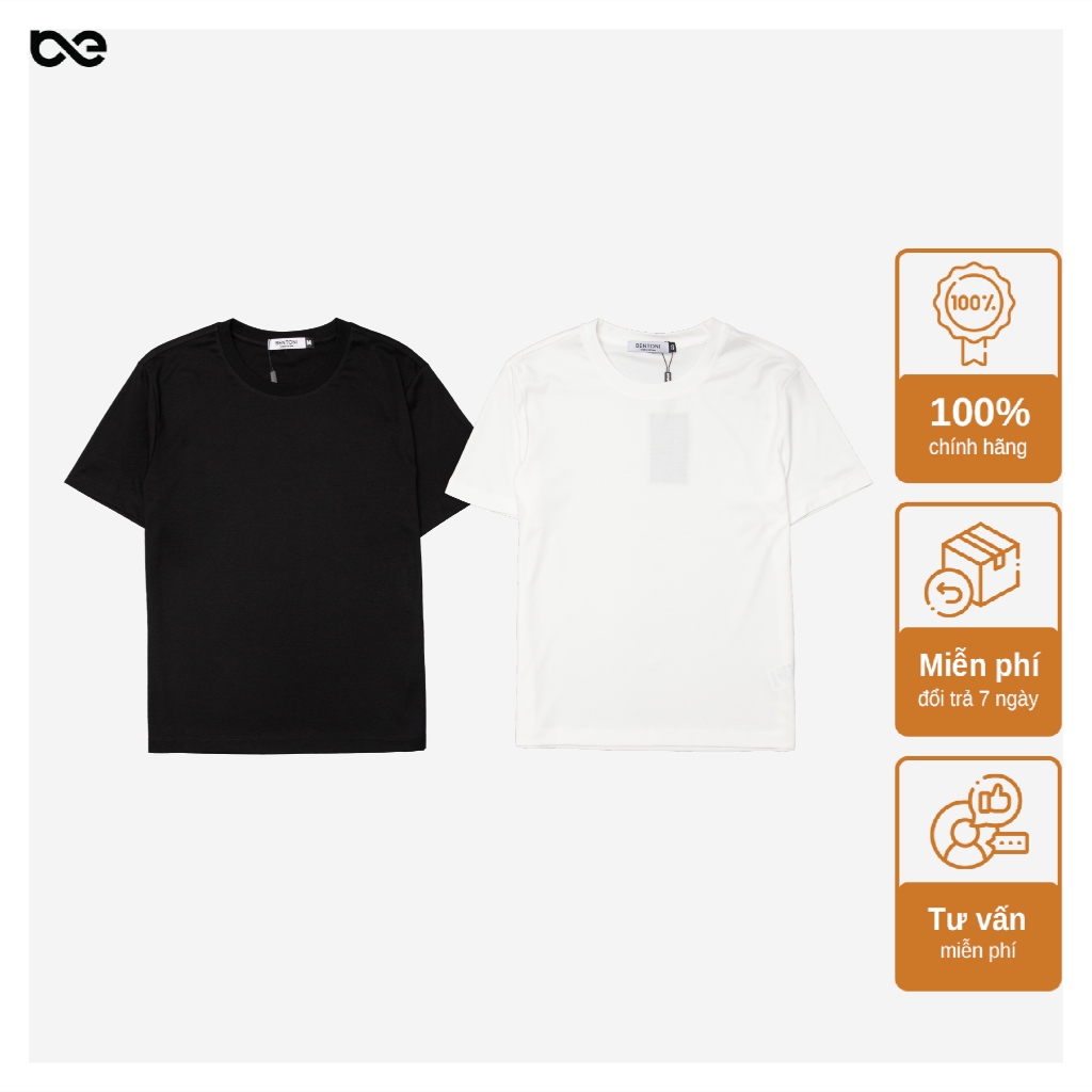 เสื้อยืด BENTONI Uno - สีดํา สีขาว