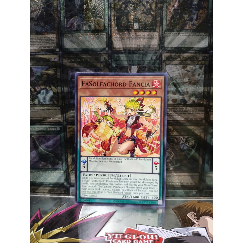 [ Peanut - โปรดดูคําอธิบาย ] Yugioh AE FaSolfachord Fancia Card - CR09-AE063 - ทั่วไป