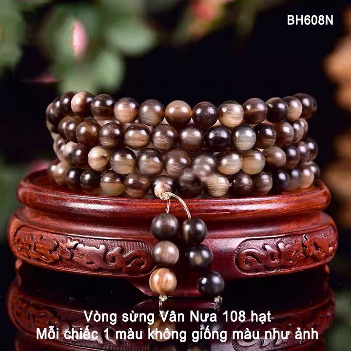 สร้อยข้อมือ/สร้อยคอเขาควายแอฟริกัน - Feng Shui - Tinh Tam - BH608N