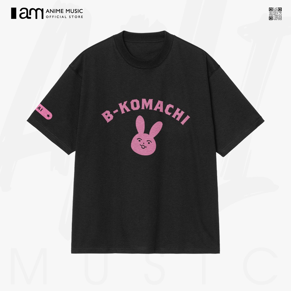 เสื้อยืดแขนสั้นผ้าฝ้าย 100% ขนาดใหญ่ Oshi no Ko B-Komachi
