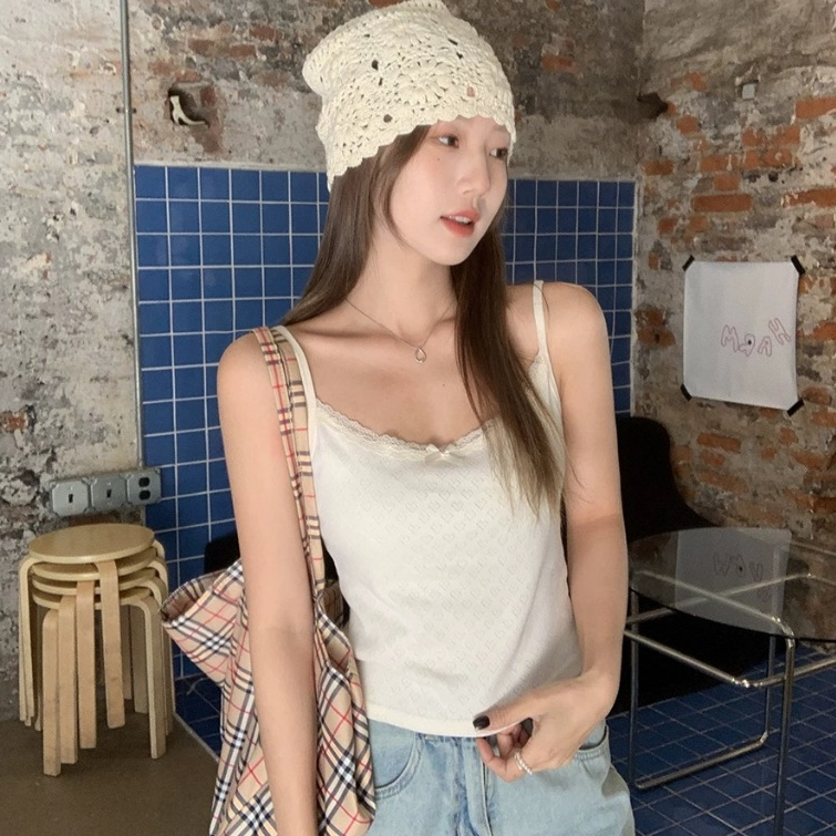 เสื้อกล้ามลูกไม้สไตล์ Coquette WITHOUT แผ่นโฟม 24Feb.Studio APN72