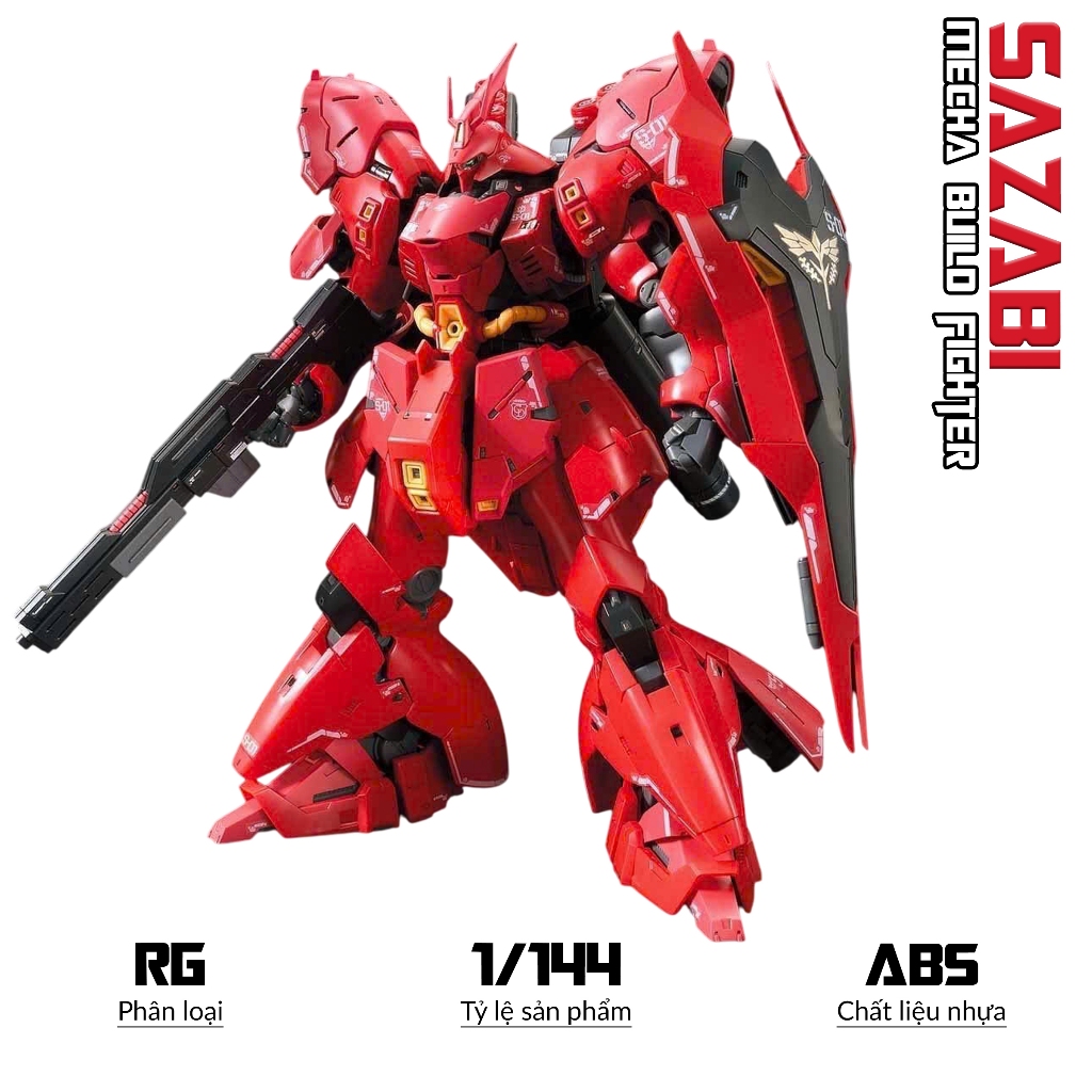 RG5503 Sazabi Model, 1/144 mecha, ของเล่นประกอบพลาสติก