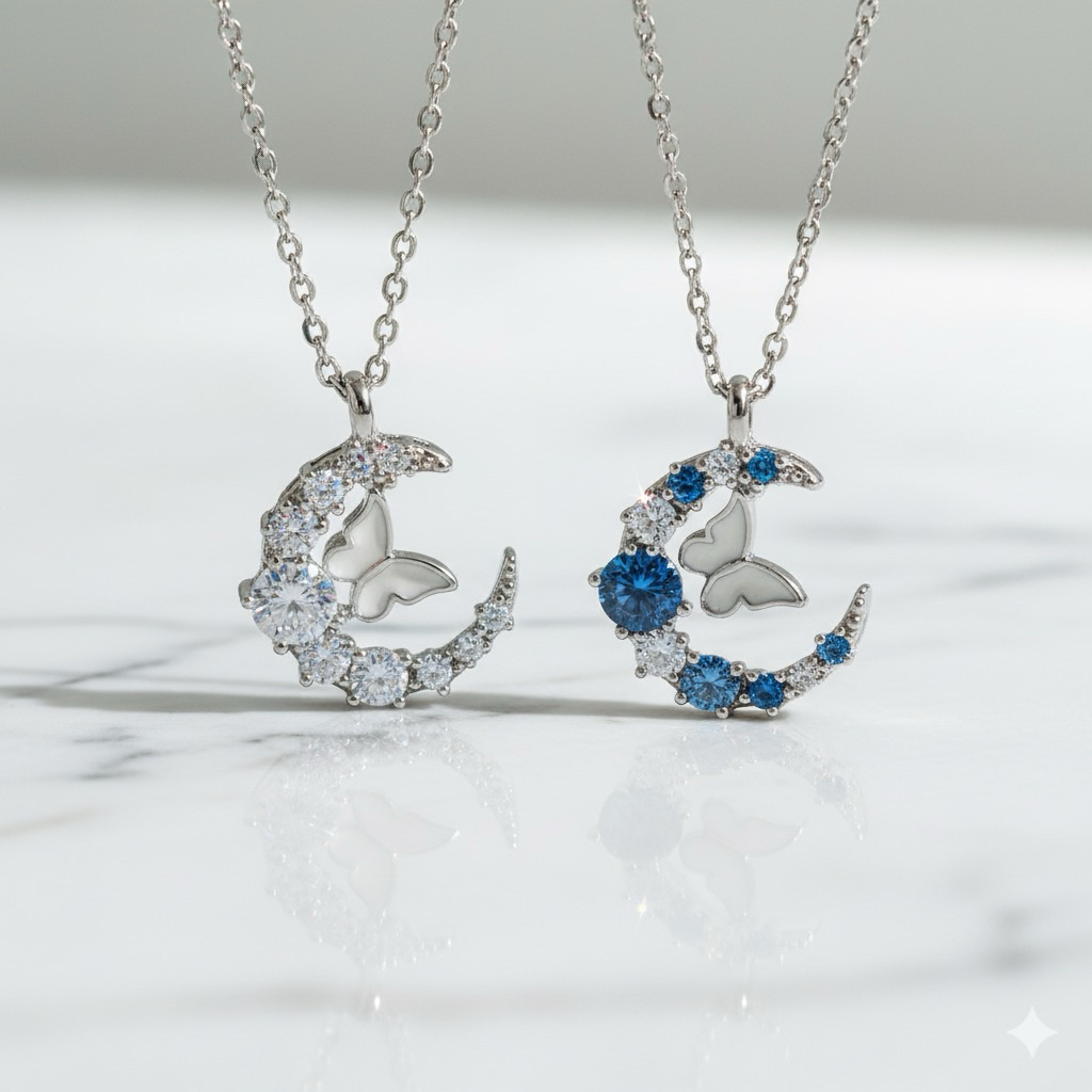 สร้อยคอพระจันทร์หิน CZ เทรนมาแรง 2025