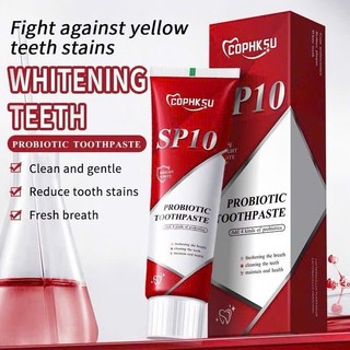 Kem đánh răng SP10 làm trắng răng, làm sạch mạnh mẽ loại bỏ vết ố vàng bảo vệ men răng vượt trội
