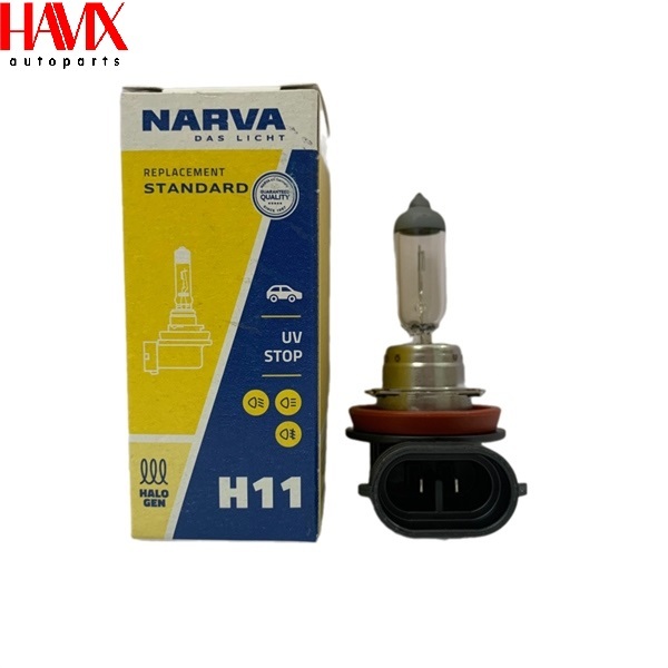 หลอดไฟหน้า Narva H11 12V 55W NVA C1 (รหัส: H11 12V 55W NVA C1)