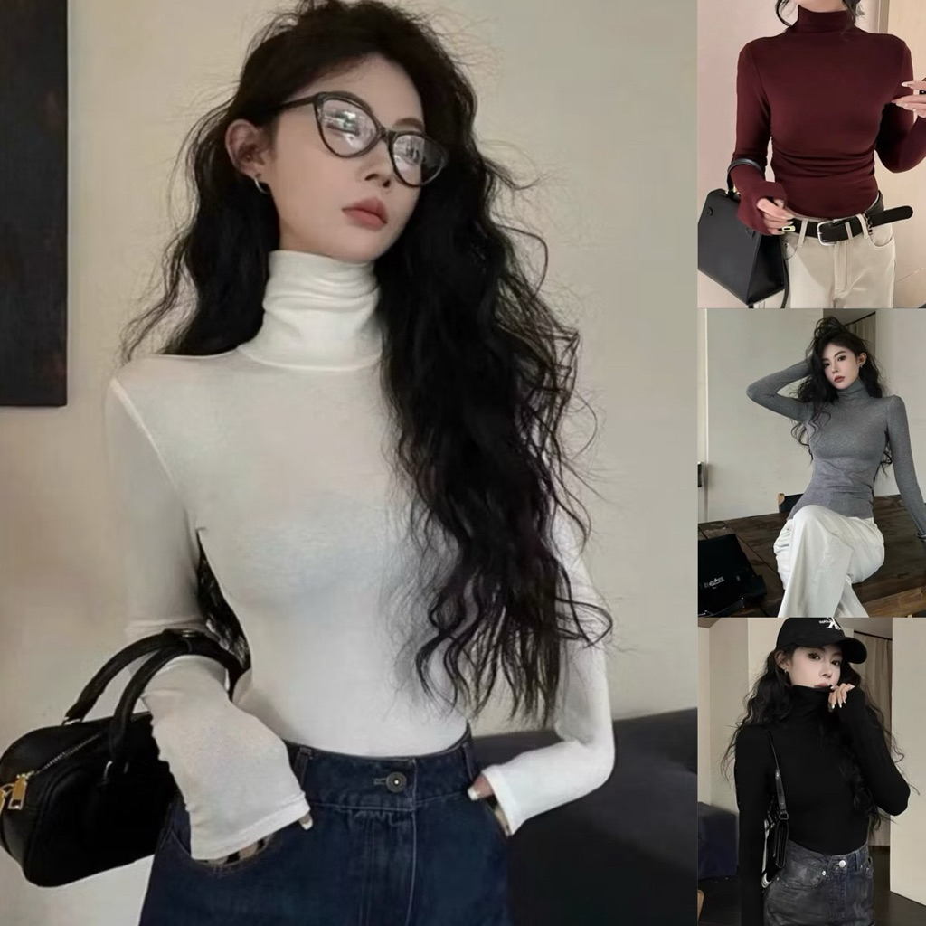 Icy Winter Warm เสื้อคอเต่า 9 ซม. คอสูง CLD900